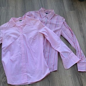 JCrew 2 pack classic button downs